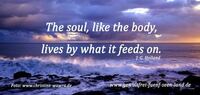 The soul like the body lives by what it feeds on klein